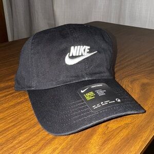 Nike Black and White Logo Hat